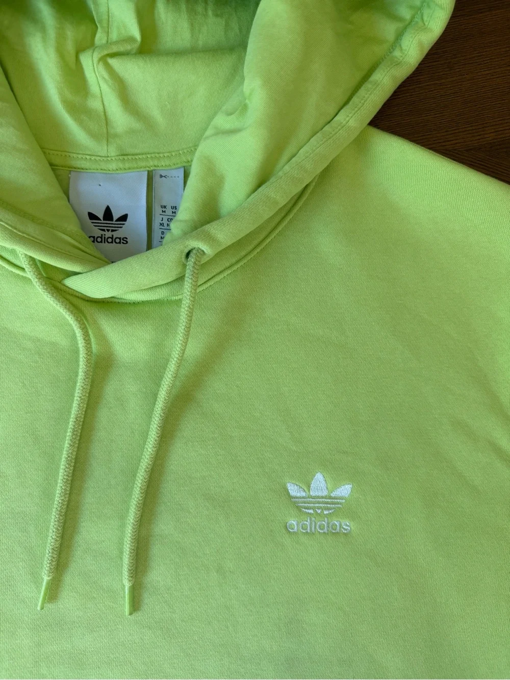 Adidas Neon Chartreuse Pullover Hoodie